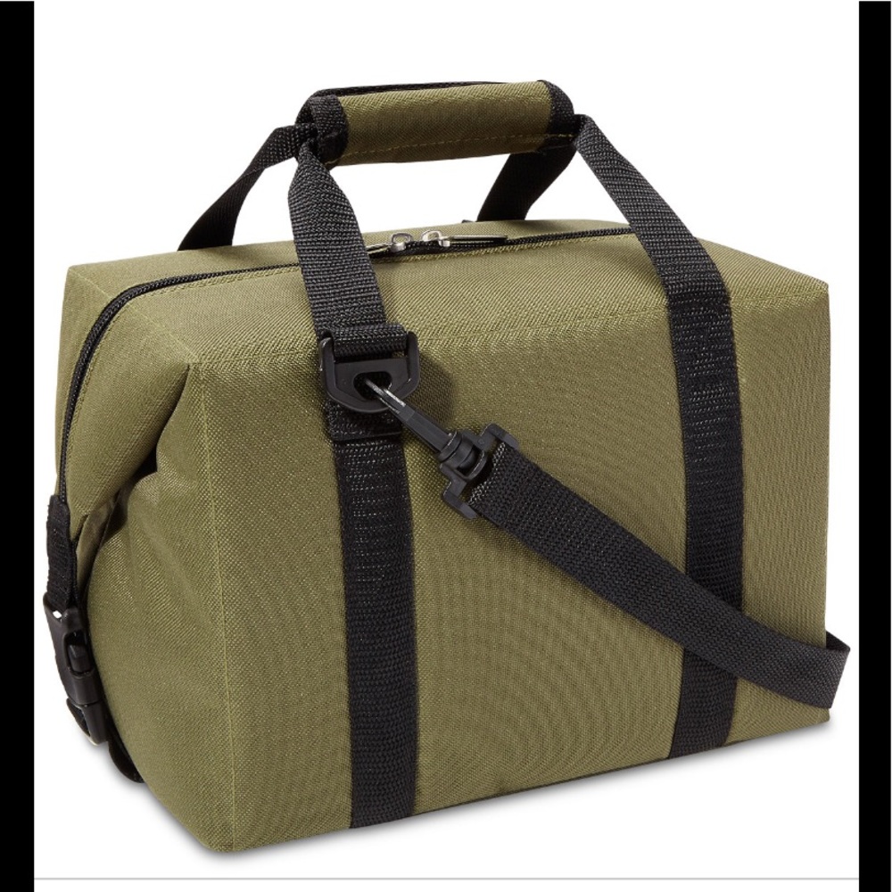Green Insulated lunch tote bag